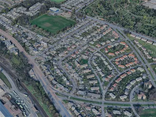Dundee City, UK (2025) 3D Model preview