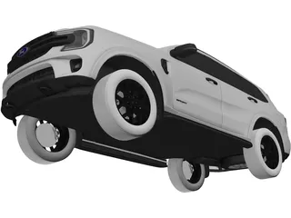 Ford Everest Sport (2023) 3D Model preview