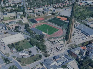 Grudziadz City, Poland (2024) 3D Model preview