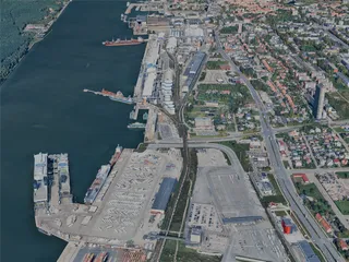 Klaipeda City, Lithuania (2024) 3D Model preview