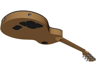 Gibson Les Paul Electric Guitar 3D Model preview