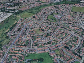 Middlesbrough City, UK (2024) 3D Model preview