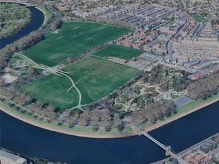 Nottingham City, UK (2025) 3D Model preview