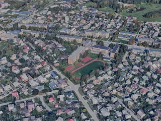 Siauliai City, Lithuania (2023) 3D Model preview