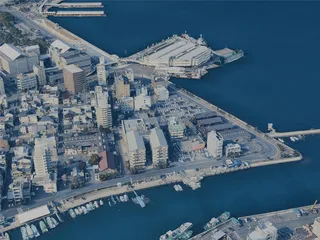 Takamatsu City, Japan (2025) 3D Model preview