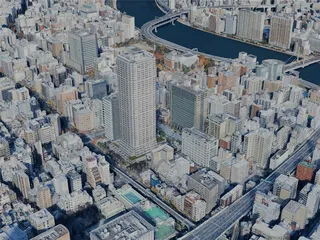 Tokyo City, Japan (2025) 3D Model preview