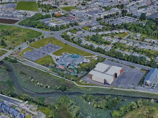 Tralee City, Ireland (2023) 3D Model preview