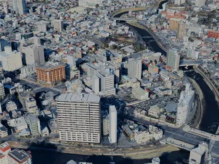 Utsunomiya City, Japan (2025) 3D Model preview