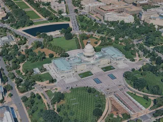 Washington City, DC, USA (2024) 3D Model preview
