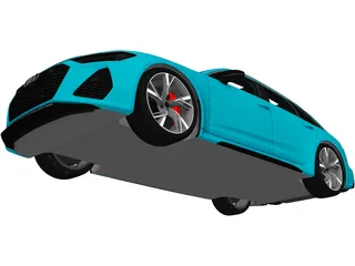 Audi RS6 Avant (2020) 3D Model preview