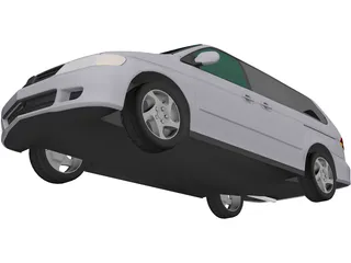 Honda Odyssey (2001) 3D Model preview