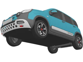 Fiat Panda Cross (2021) 3D Model preview
