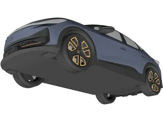 Volkswagen ID Unyx (2024) 3D Model preview
