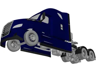 Frieghtliner Cascadia (2020) 3D Model preview