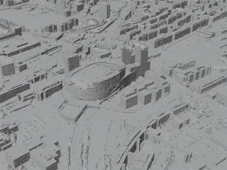 Tampere City, Finland (2023) 3D Model preview