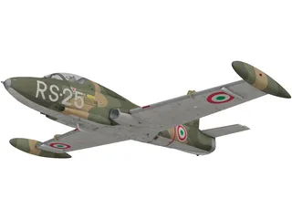 Aermacchi MB-326 3D Model preview