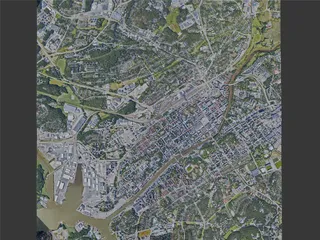Turku City, Finland (2023) 3D Model preview
