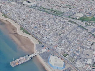 Blackpool City, UK (2025) 3D Model preview