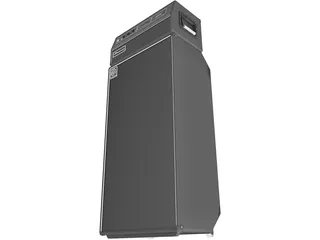 Ampeg Bass Amp with Speaker 3D Model preview