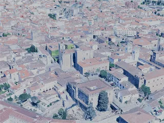 Caceres City, Spain (2025) 3D Model preview