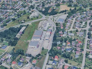 Debica City, Poland (2024) 3D Model preview
