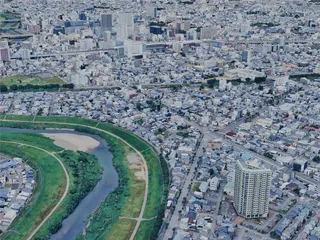 Fukui City, Japan (2025) 3D Model preview