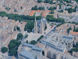 Nimes City, France (2024) 3D Model preview