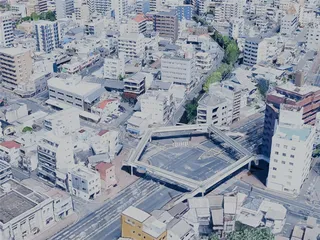 Okayama City, Japan (2025) 3D Model preview