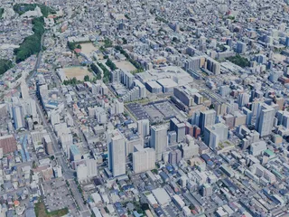 Sendai City, Japan (2025) 3D Model preview