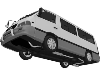 SsangYong Istana 2.9D (1996) 3D Model preview