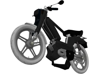 Peugeot 103 Chrono 3D Model preview