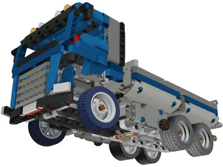 Lego Technic Truck 3D Model preview