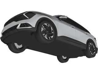 Kia Sportage (2021) 3D Model preview