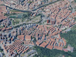 Bilbao City, Spain (2025) 3D Model preview