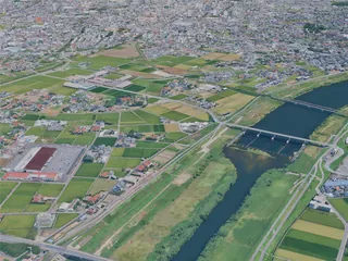 Izumo City, Japan (2025) 3D Model preview