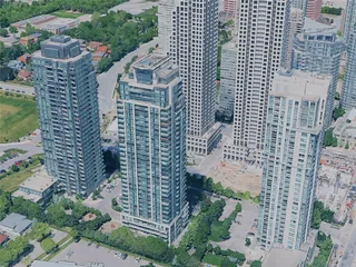 Mississauga City, Canada (2025) 3D Model preview