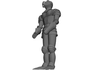 Knight Armor 3D Model preview