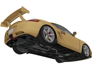 Porsche Cayman S 3D Model preview