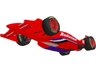Indycar 3D Model preview