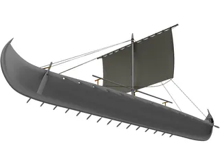 Gokstad 3D Model preview