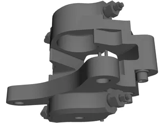 Brake Caliper 3D Model preview