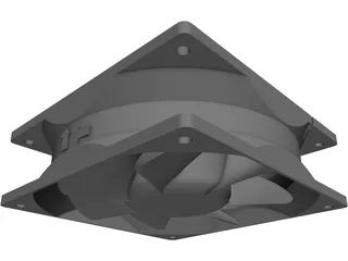 Cooling Fan 3D Model preview