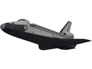 Space Shuttle Atlantis 3D Model preview