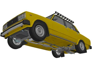 Vaz 2105 3D Model preview