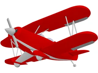 SPAD S.XIII Biplane 3D Model preview