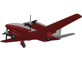 Piper PA-31 Navajo 3D Model preview