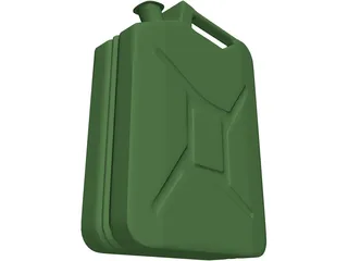 Fuel Can 3D Model preview