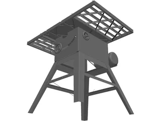 Table Saw Craftsman 3D Model preview