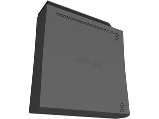 XBox 360 Console 3D Model preview