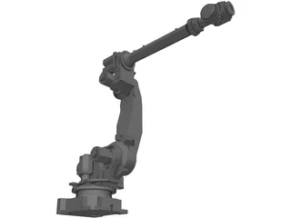 Fanuc R-2000iB125L Robot Arm 3D Model preview